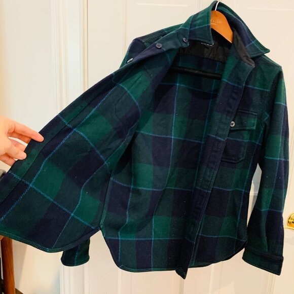 J.CREW Men's Heavy Weight Wool Blend Shirt Jacket Shacket Size Small - Picture 15 of 16